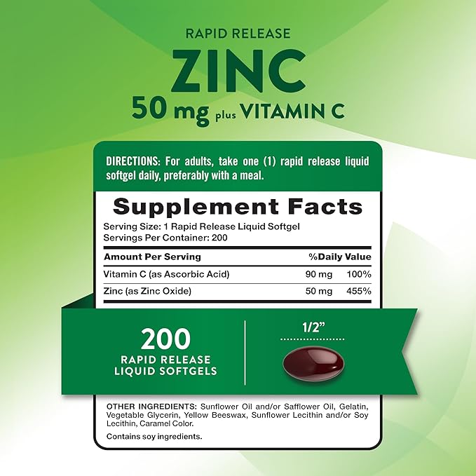 Zinc 50 mg with Vitamin C - Image 7