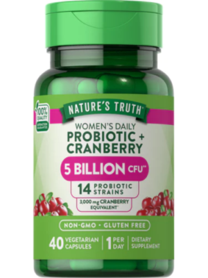 Probiotics for Women with Cranberry | 5 Billion CFU