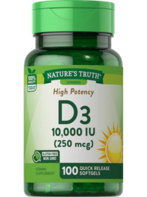 Vitamin D3 10,000 IU (250 mg)