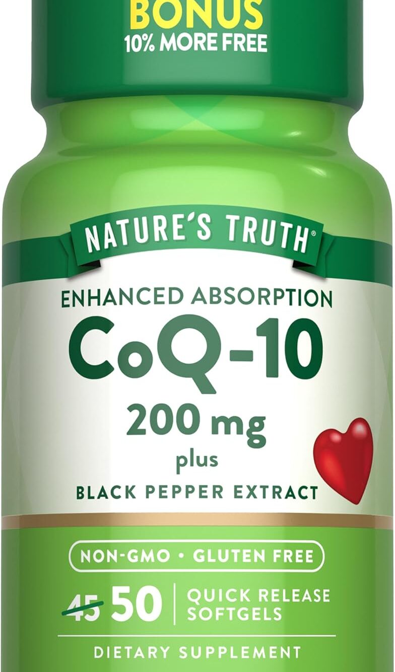 CoQ-10 200 mg with Black Pepper