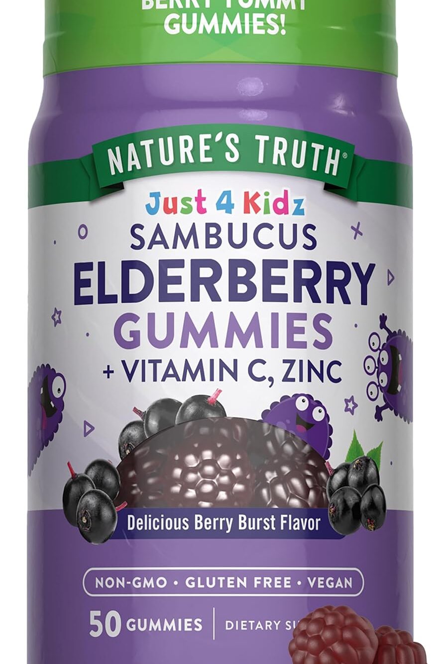Kids Black Elderberry with Vitamin C, Zinc