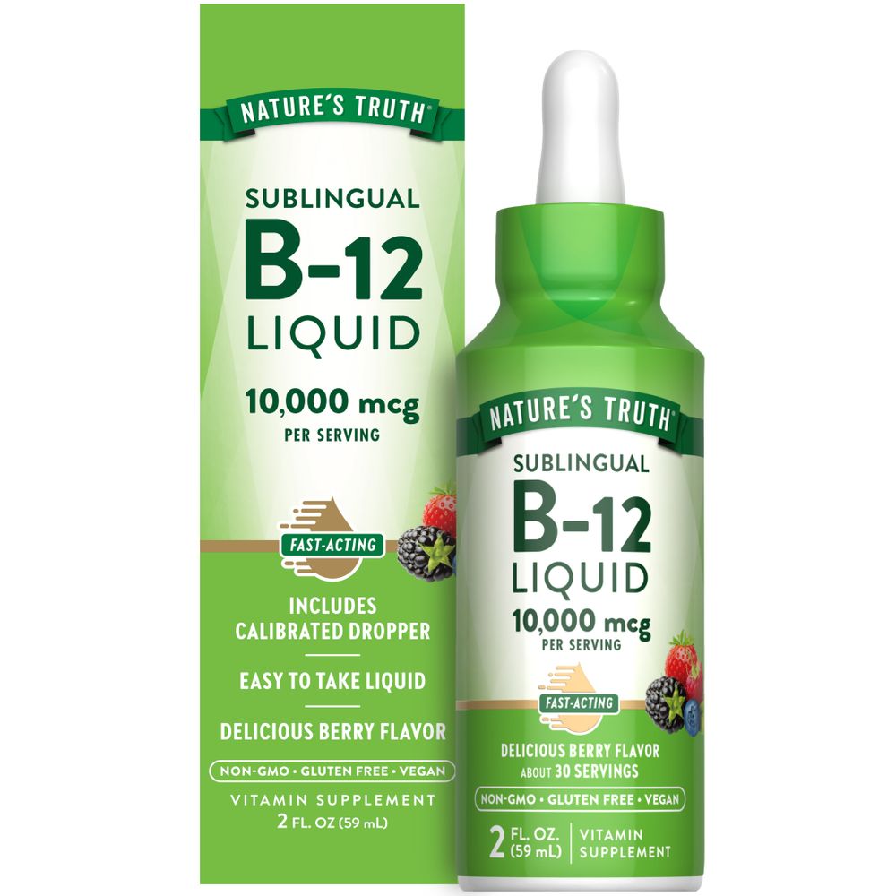 Vitamin B-12 Sublingual 10,000 mcg Liquid